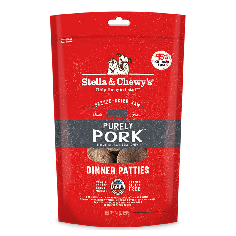 Stella & Chewy'S Freeze Dried Purely Pork Dinner Patties Dog Food image number 1
