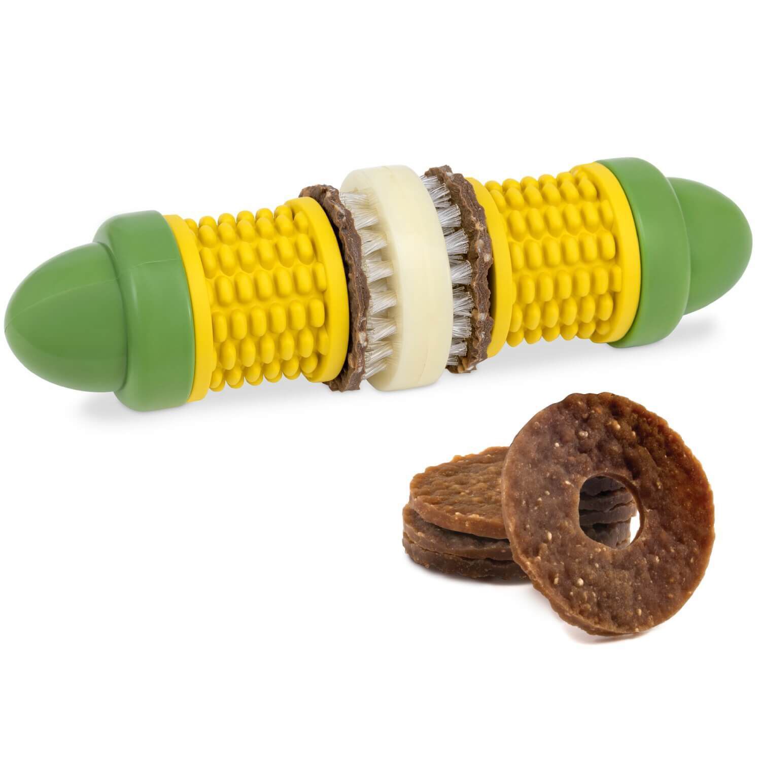 Petsafe® Busy Buddy Cravin’ Corncob Treat Ring Holding Dog Toy