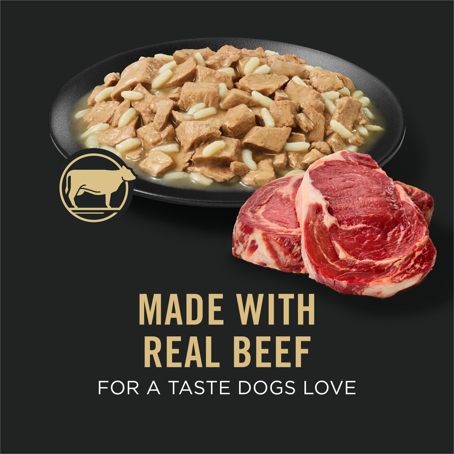 Purina Pro Plan Adult 7 Plus Beef And Rice Entree In Gravy Senior Wet Dog Food - 13 Oz