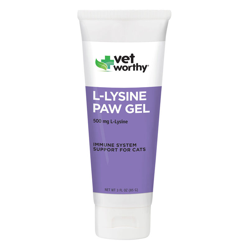 Lysine Paw Gel Salmon Supplement For Cats
