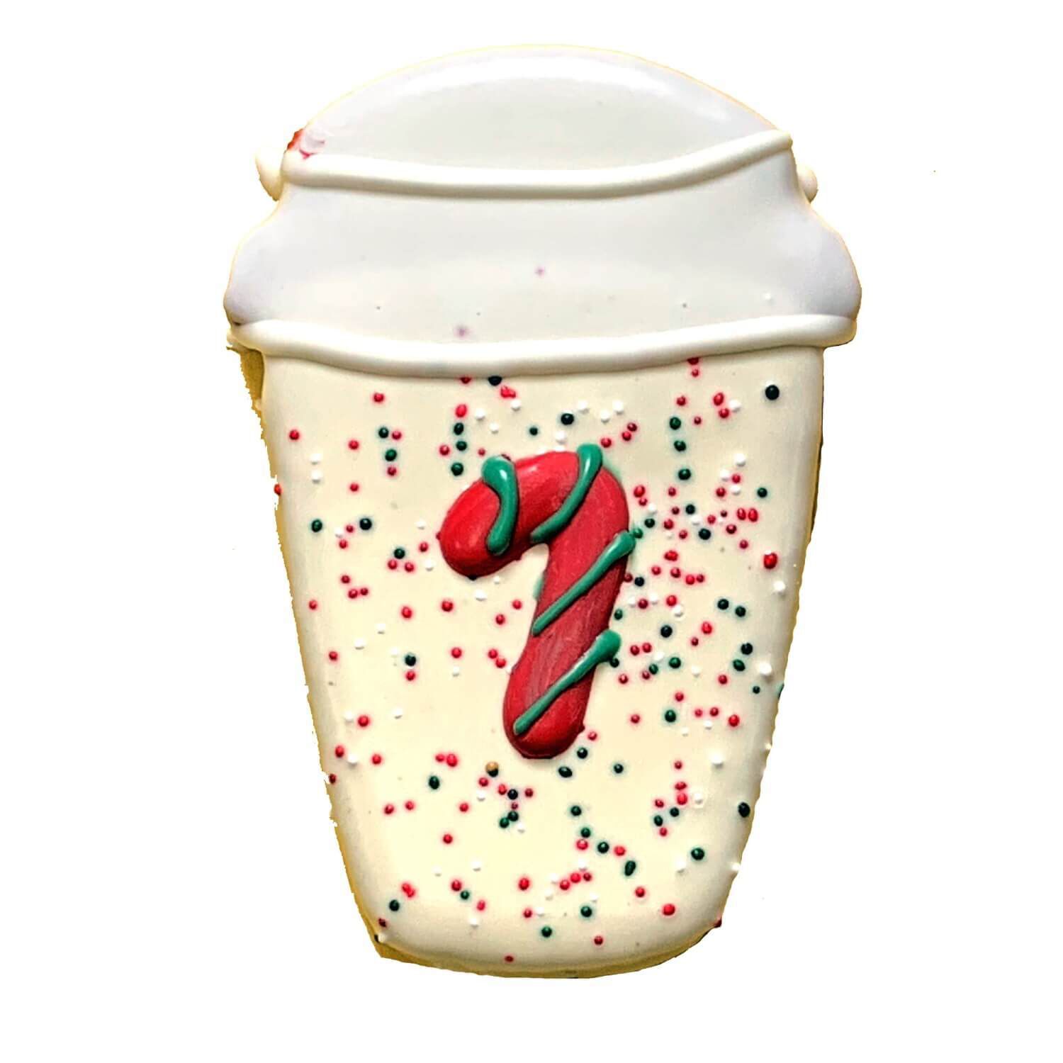 Pawsitively Gourmet Peppermint Latte Hand Decorated Dog Cookies 1ea Pet Supermarket