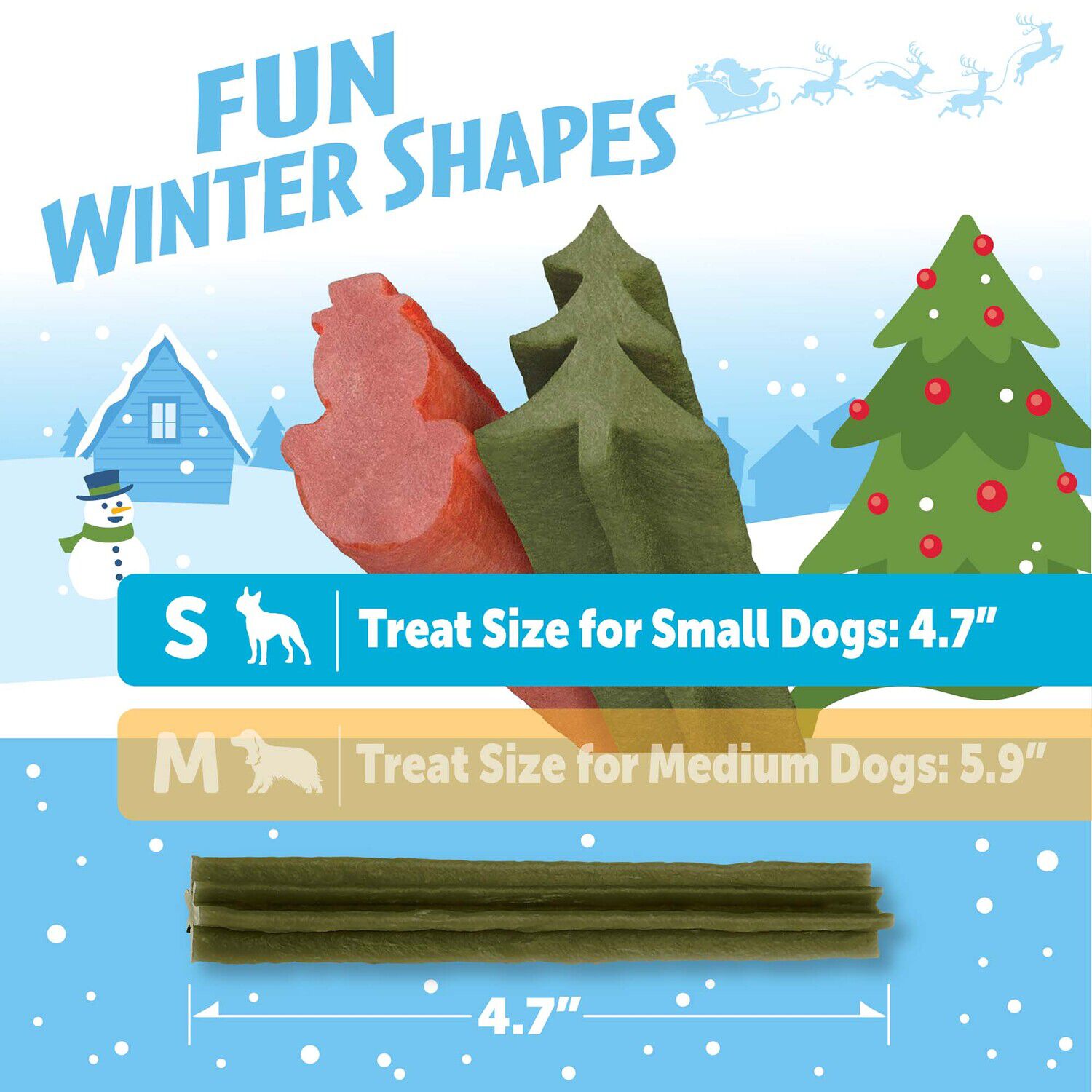Whimzees Holiday Natural Grain Free Dental Chews Dog Treats For Small Dogs