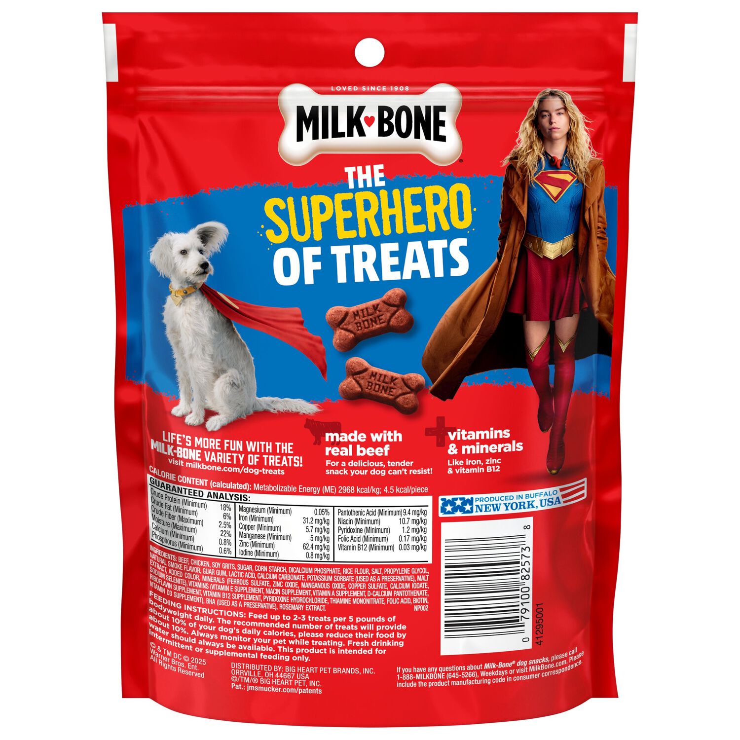 Milk-Bone Mini's Krypto Bites Soft & Chewy Dog Treats, 3.7-Oz Bag