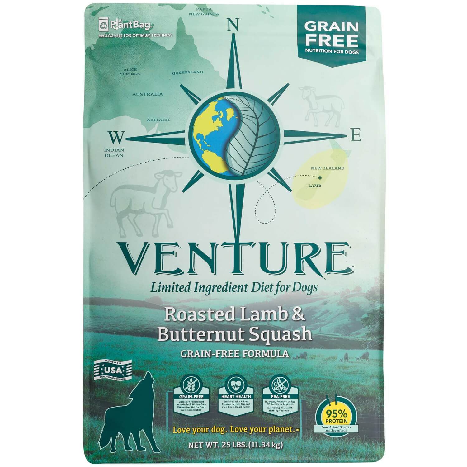 Earthborn Holistic Venture Roasted Lamb & Butternut Squash Limited