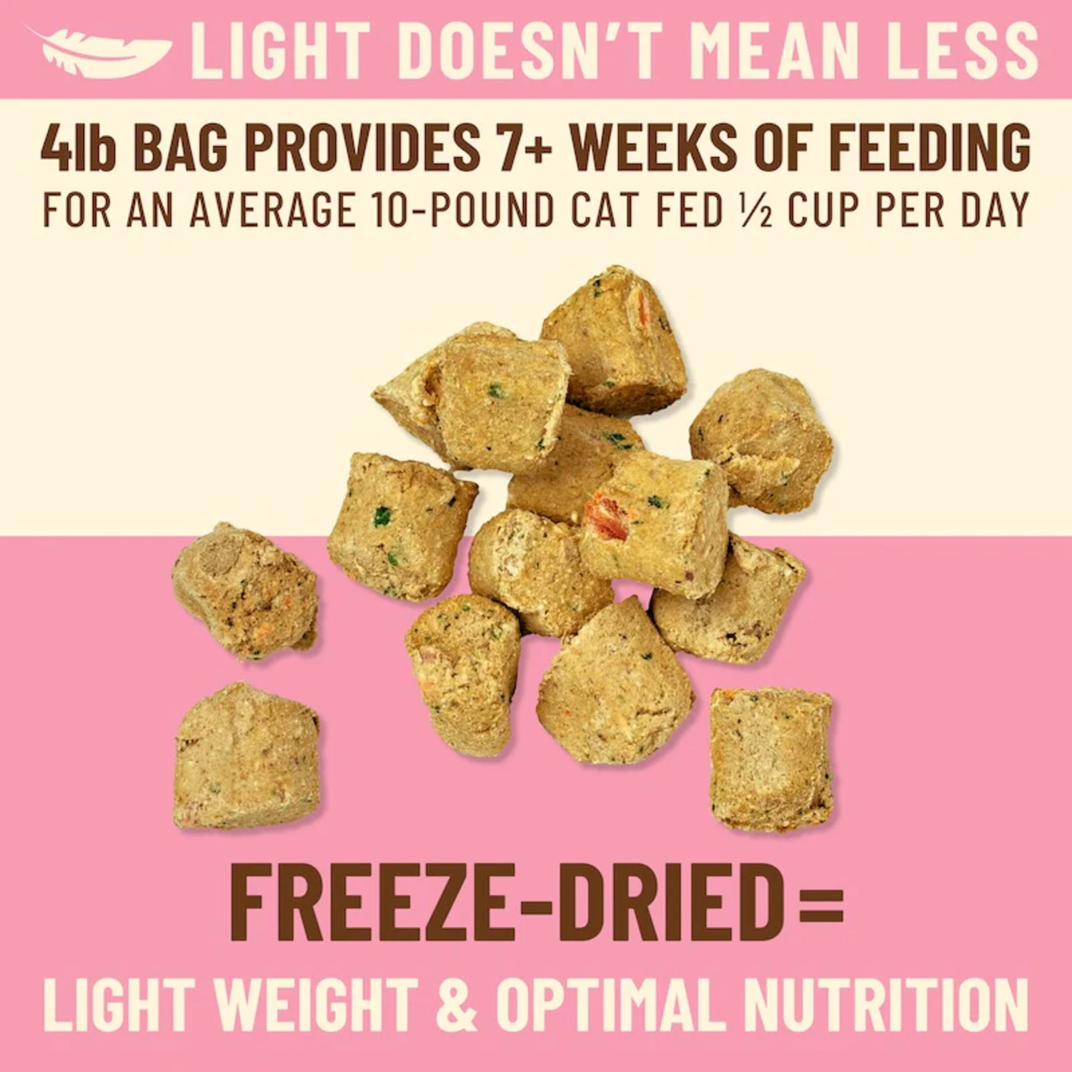 Primal Kibble In The Raw Beef Recipe Freeze-Dried Cat Food, 1.5-Lb
