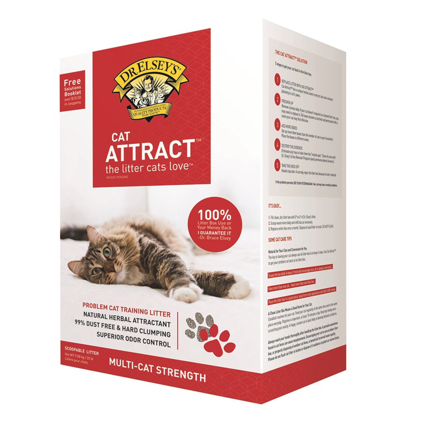 Dr. Elsey's Cat Attract Multi-Cat Hard Clumping Cat Litter