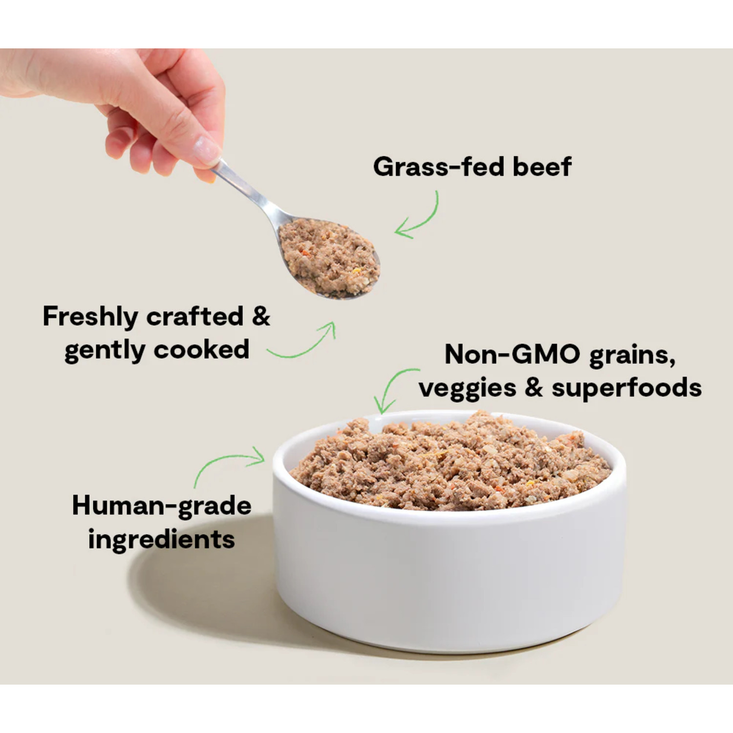 Open Farm Goodbowl Grass-Fed Beef & Wholesome Grains Gently Cooked Frozen Dog Food