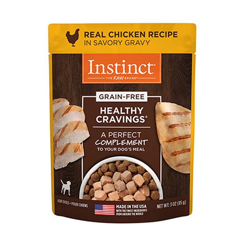 Instinct Healthy Cravings Grain Free Chicken In Gravy Dog Food Topper