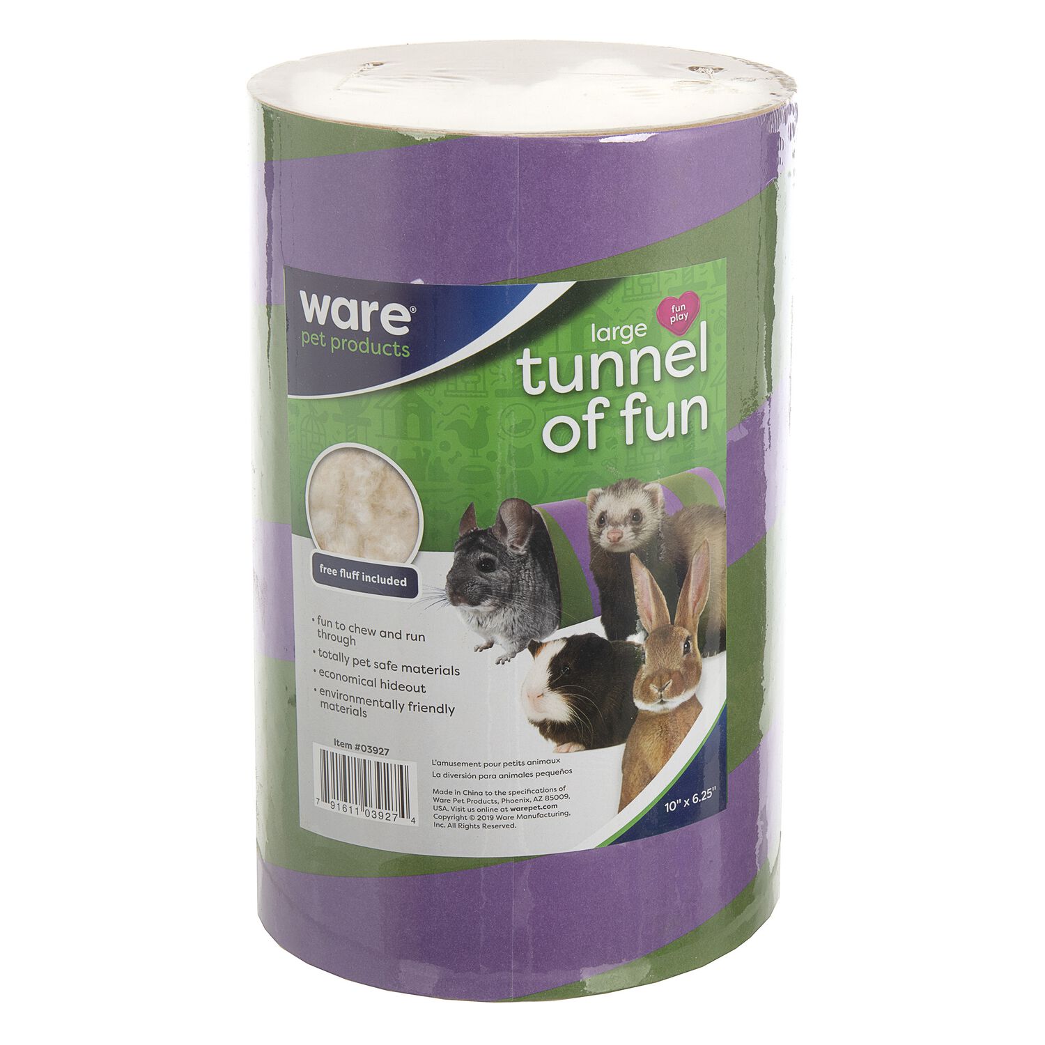 Ware Pet Products Tunnels Of Fun Large Small Animal Tunnel Hideaway