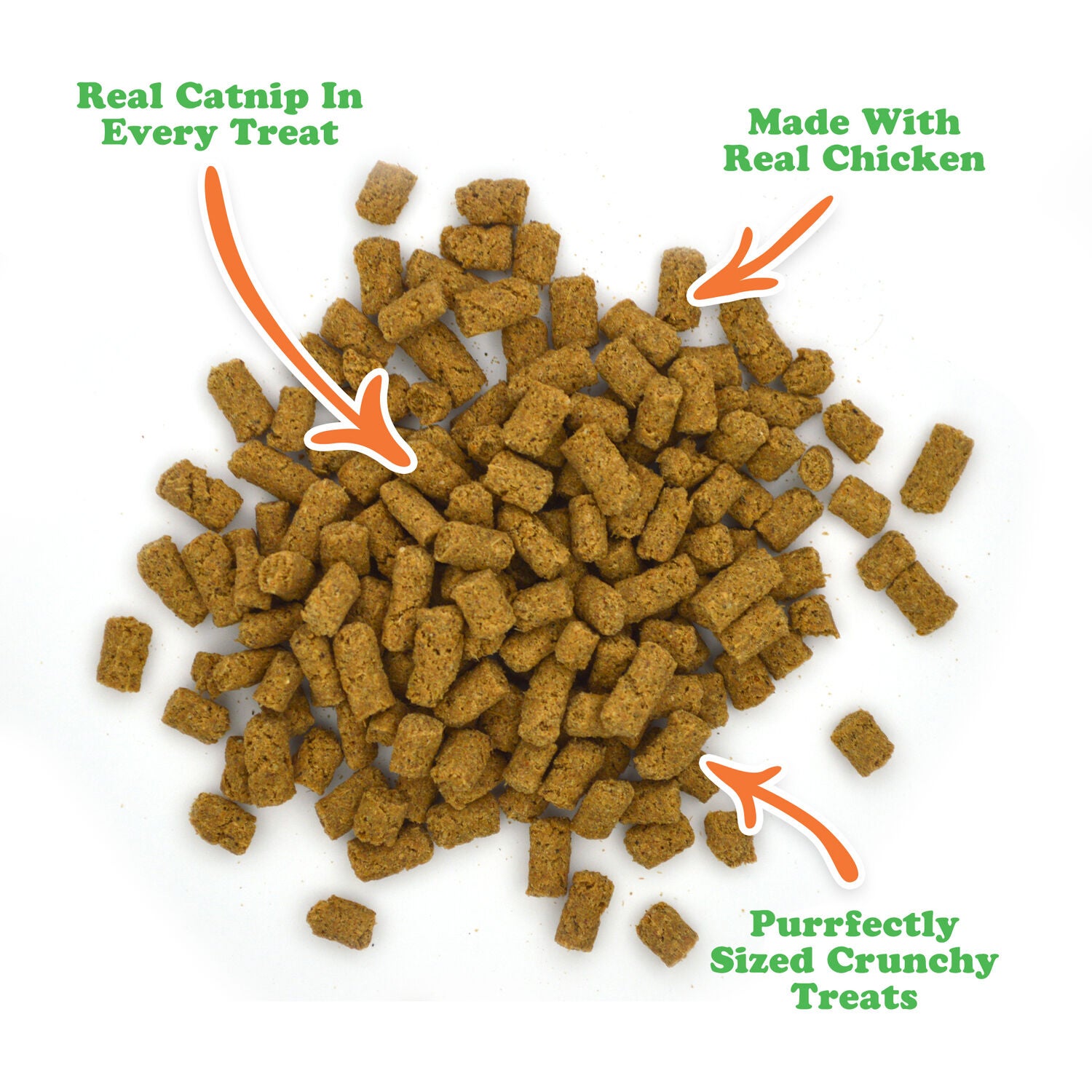 Meowijuana Crunchie Munchies Chicken Cat Treats, 3-Oz