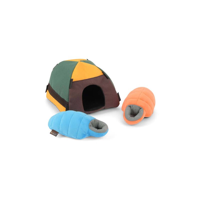 Tent Plush Dog Toy image number 1