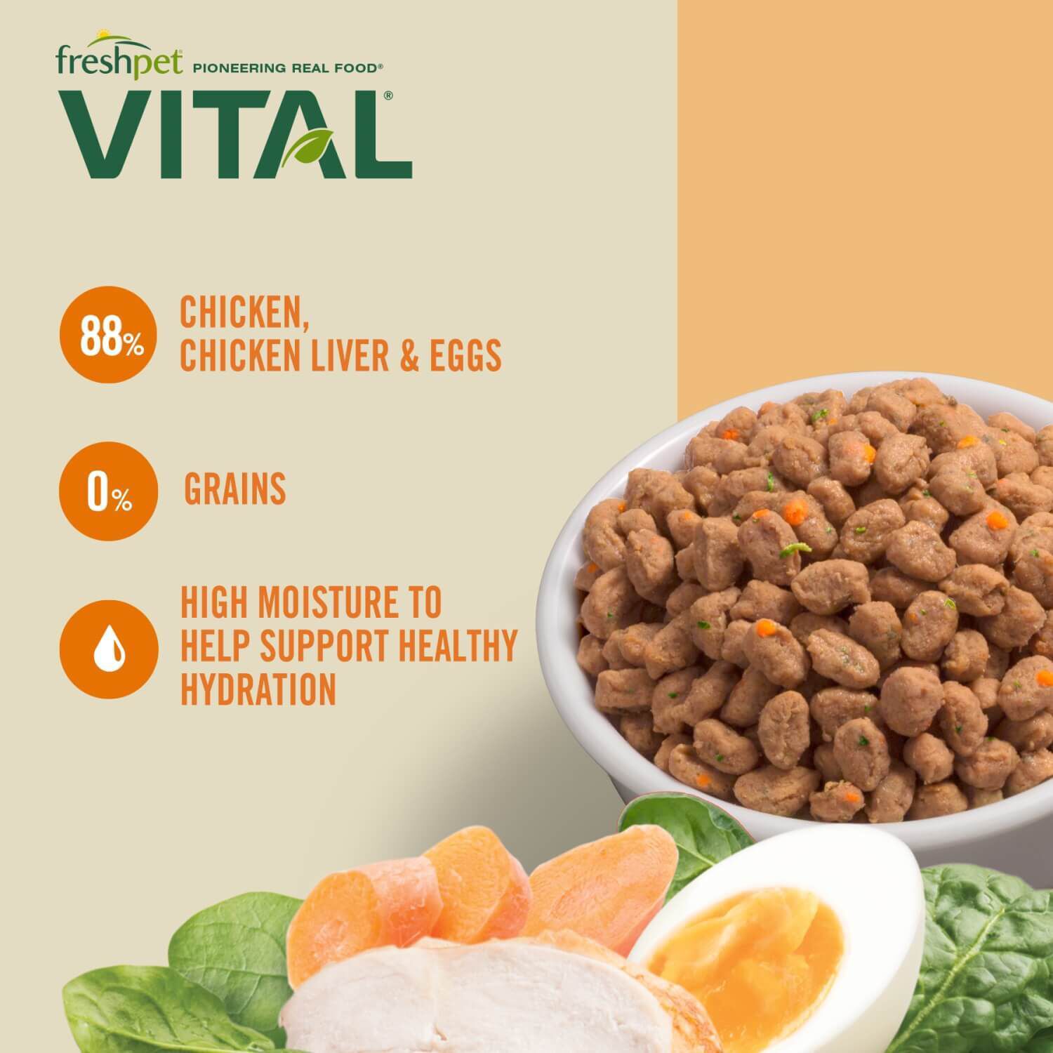 Freshpet Vital Grain Free Fresh Cat Food Chicken Recipe 1lb Pet Supermarket
