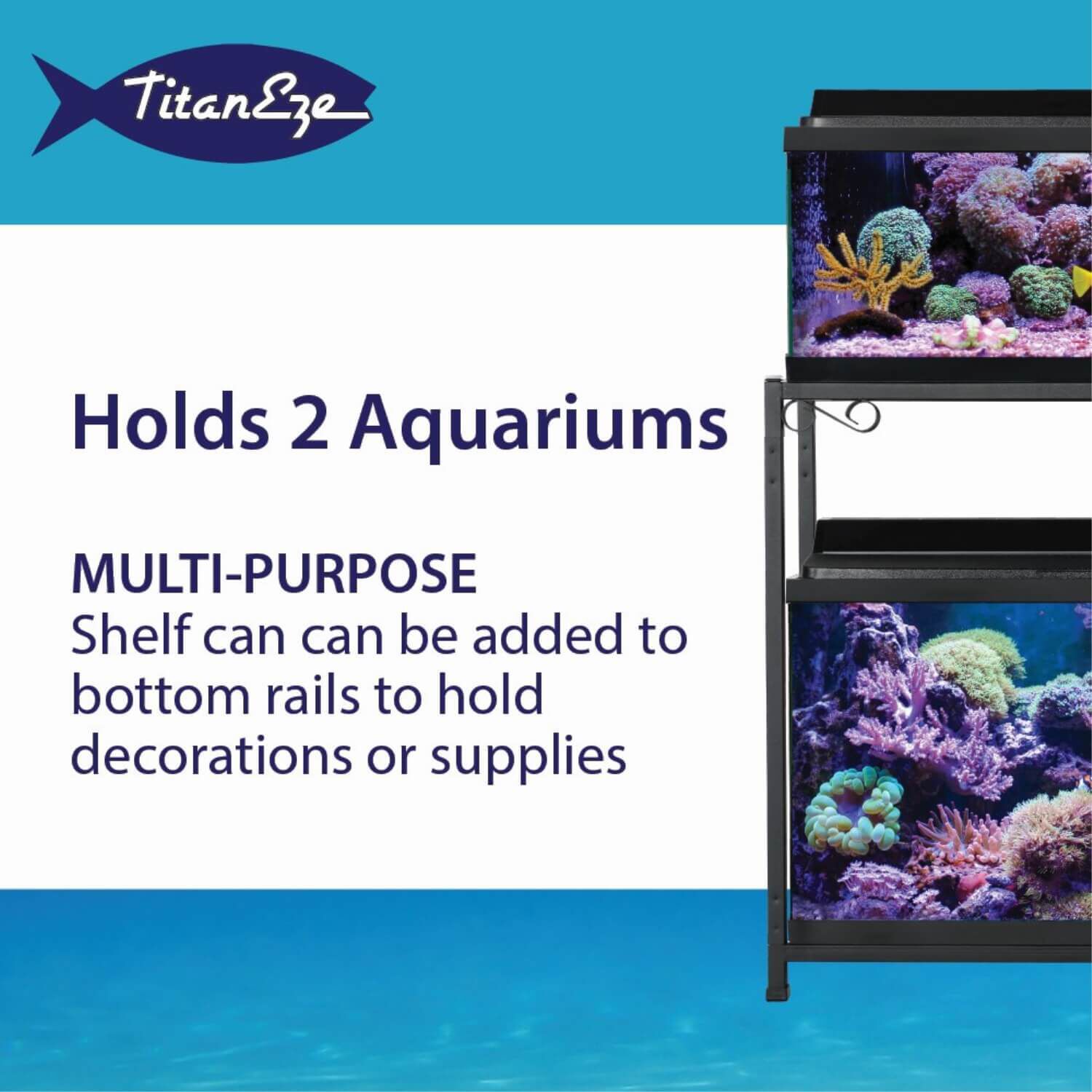 Caitec Titaneze Double Aquarium Stand