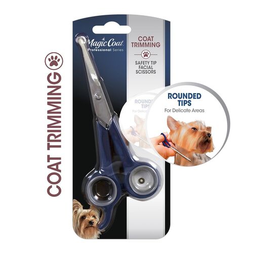 Professional Series Safety Tip Facial Dog Trimming Scissors