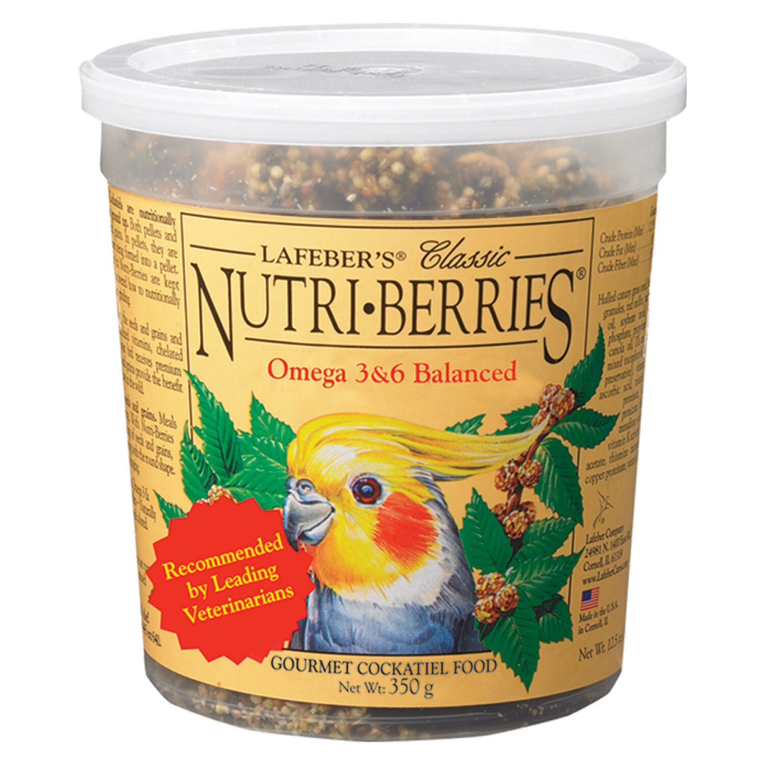 Lafeber Classic Nutri Berries Cockatiel Food 4 lbs