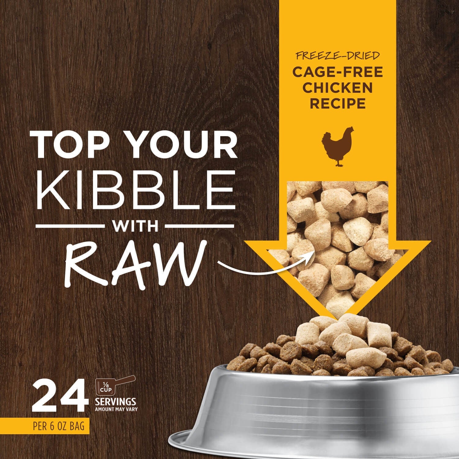 Instinct Freeze-Dried Raw Boost Mixers Grain-Free Chicken Recipe Freeze-Dried Dog Food Topper