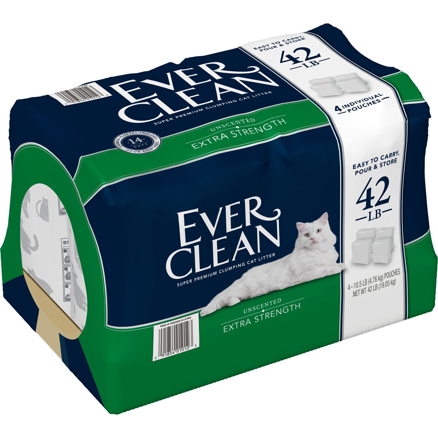 Ever Clean Extra Strength Unscented Clumping Cat Litter