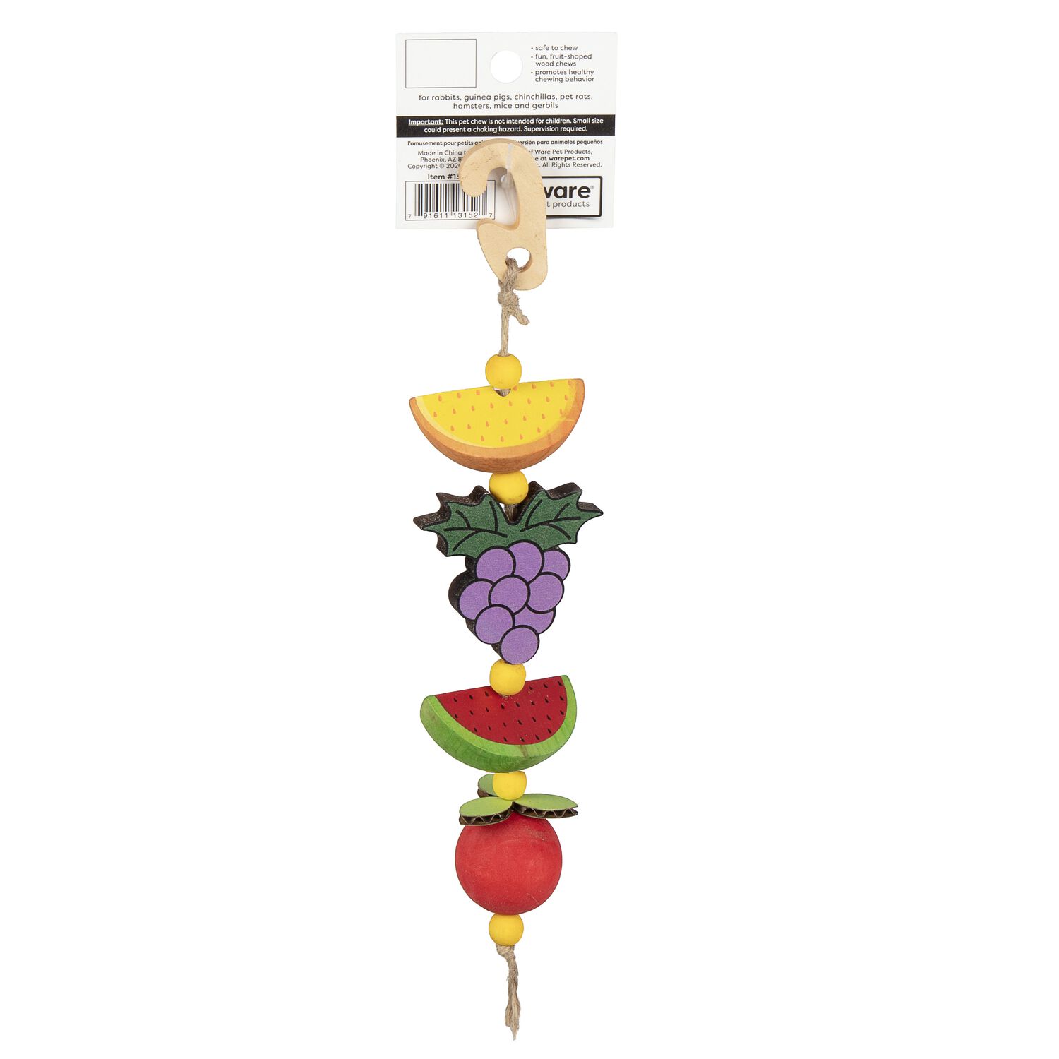Ware Pet Products Fruit-E Kabob Small Animal Chew