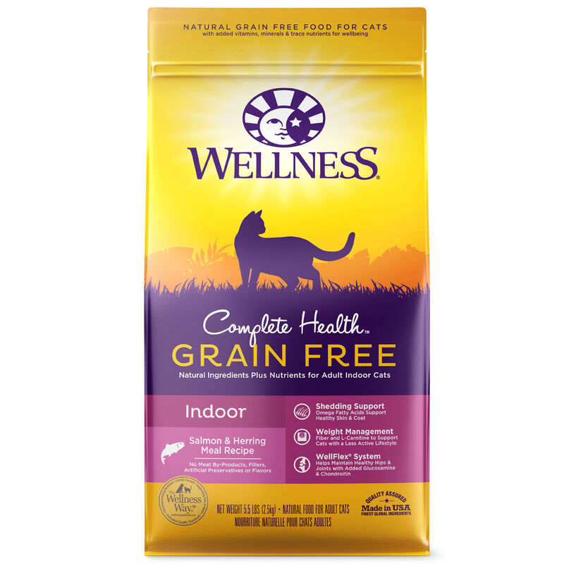 Complete Health Grain Free Indoor Health Salmon & Herring Meal Recipe Cat Food image number 2