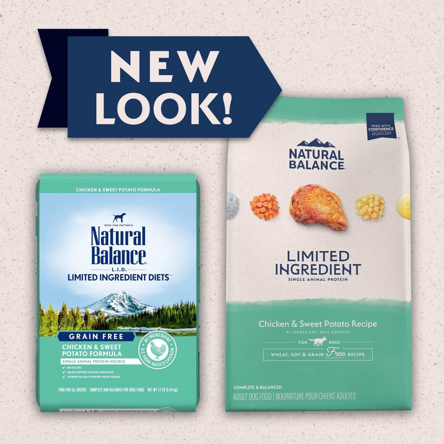 Natural Balance Limited Ingredient Grain Free Chicken & Sweet Potato Recipe Dry Dog Food, 24-Lb