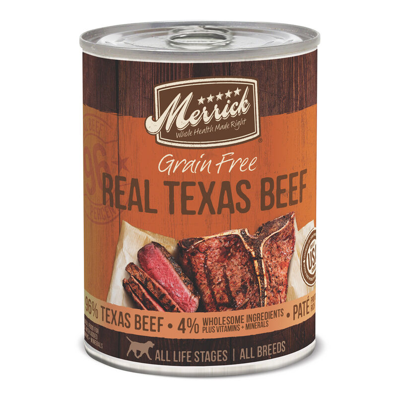 Grain Free Real Texas Beef Recipe Dog Food image number 1