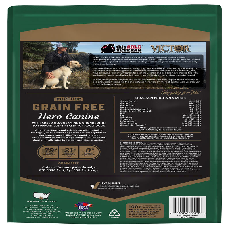 Purpose Grain Free Hero Canine Dog Food image number 2