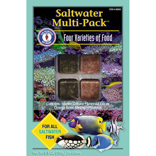 Saltwater Multi Pack Frozen Fish Food