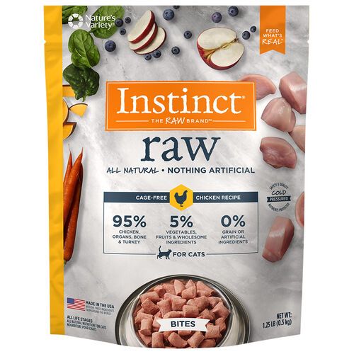 Instinct Raw Chicken Bites Frozen Cat Food