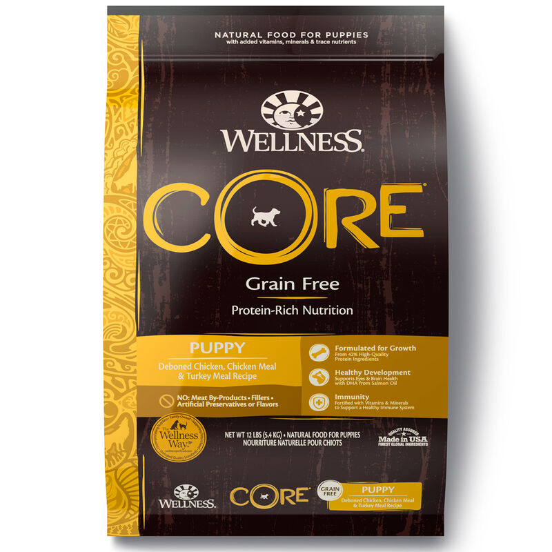 Wellness Core Puppy Chicken, Chicken Meal & Turkey Meal Recipe Dog Food image number 2