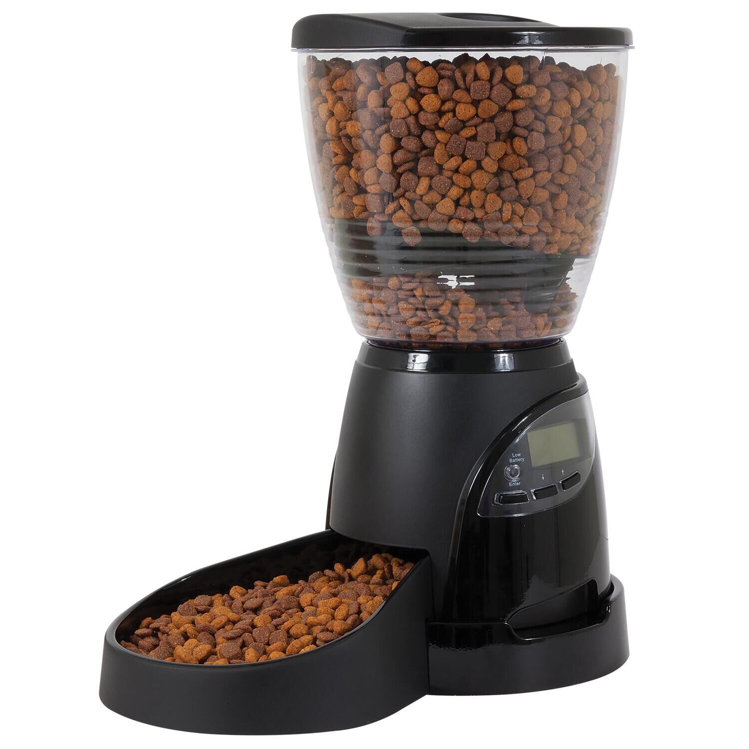 Aspen Pet Lebistro Programmable Cat & Dog Feeder, 30-Cup Storage Capacity