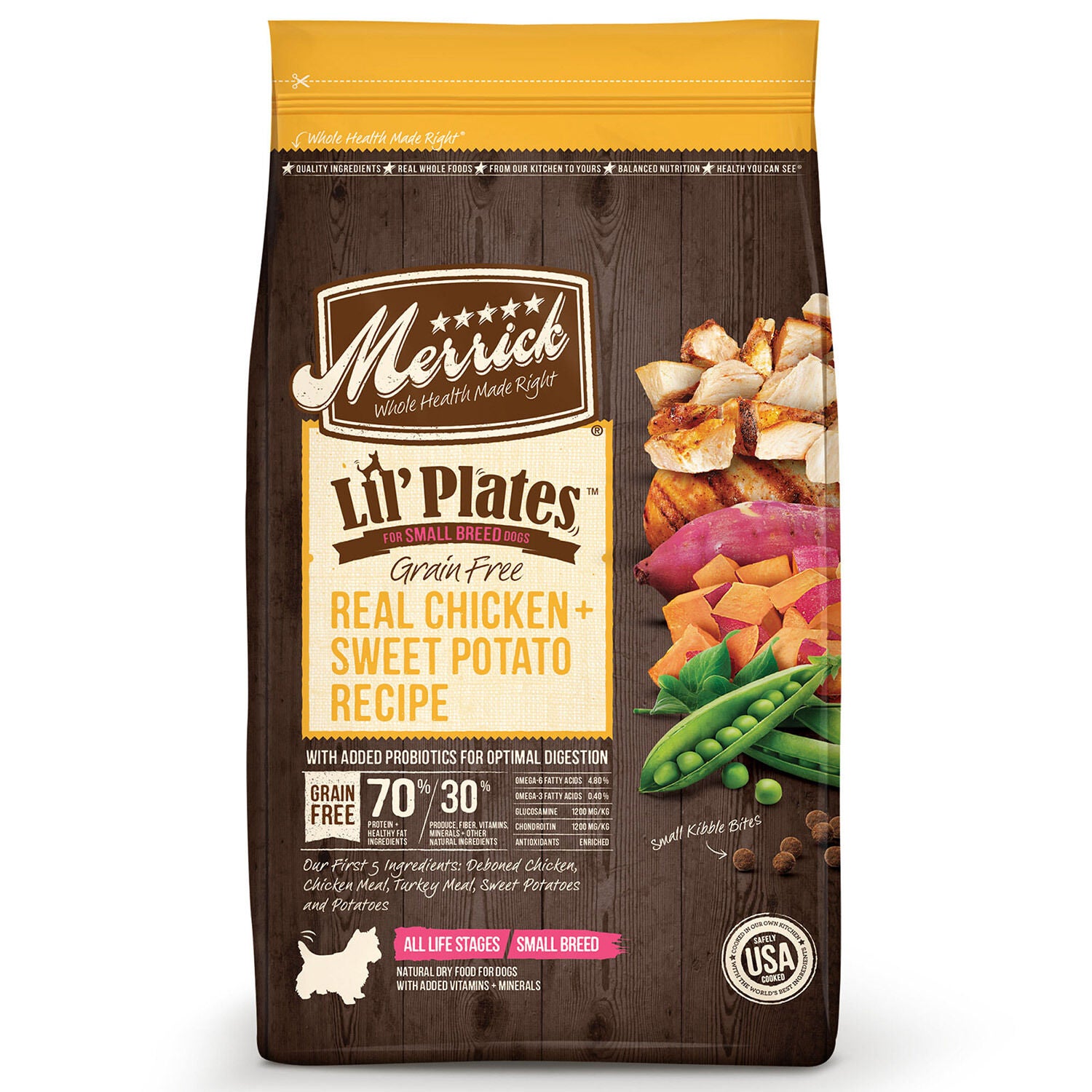Merrick Lil' Plates Grain-Free Real Chicken & Sweet Potato Small Breed Dry Dog Food
