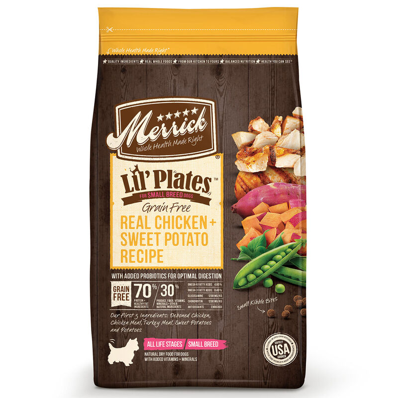 Merrick Lil' Plates Grain Free Real Chicken & Sweet Potato Small Breed Dry Dog Food