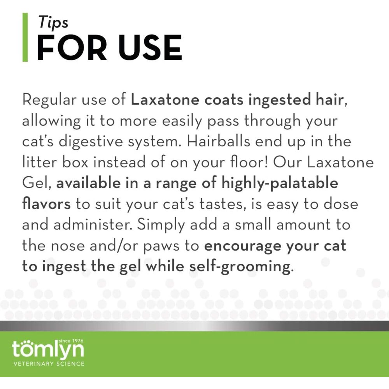 Tomlyn Laxatone Hairball Remedy Gel For Cats & Kittens, Tuna Flavor, 4.25-Oz Tube