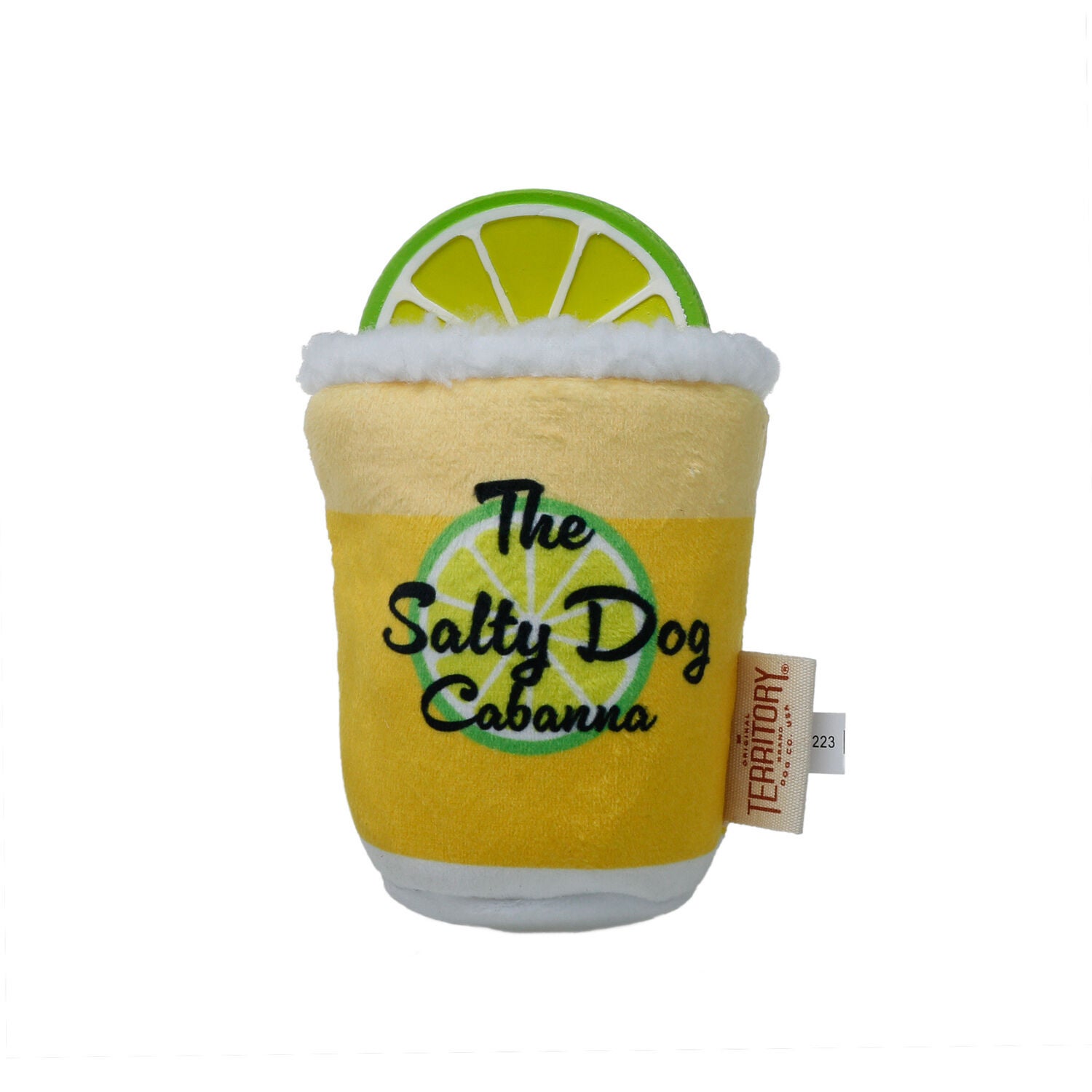 Territory Margarita 2-In-1 Fetch Squeaker Dog Toy, 6"
