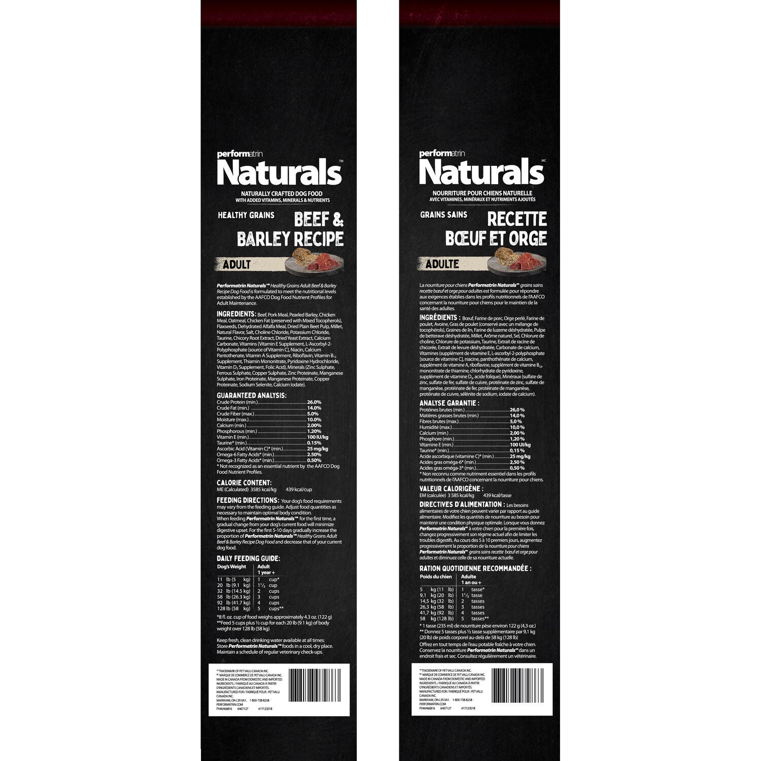 Performatrin Naturals Healthy Grains Beef & Barley Recipe Adult Dry Dog Food, 12Lb
