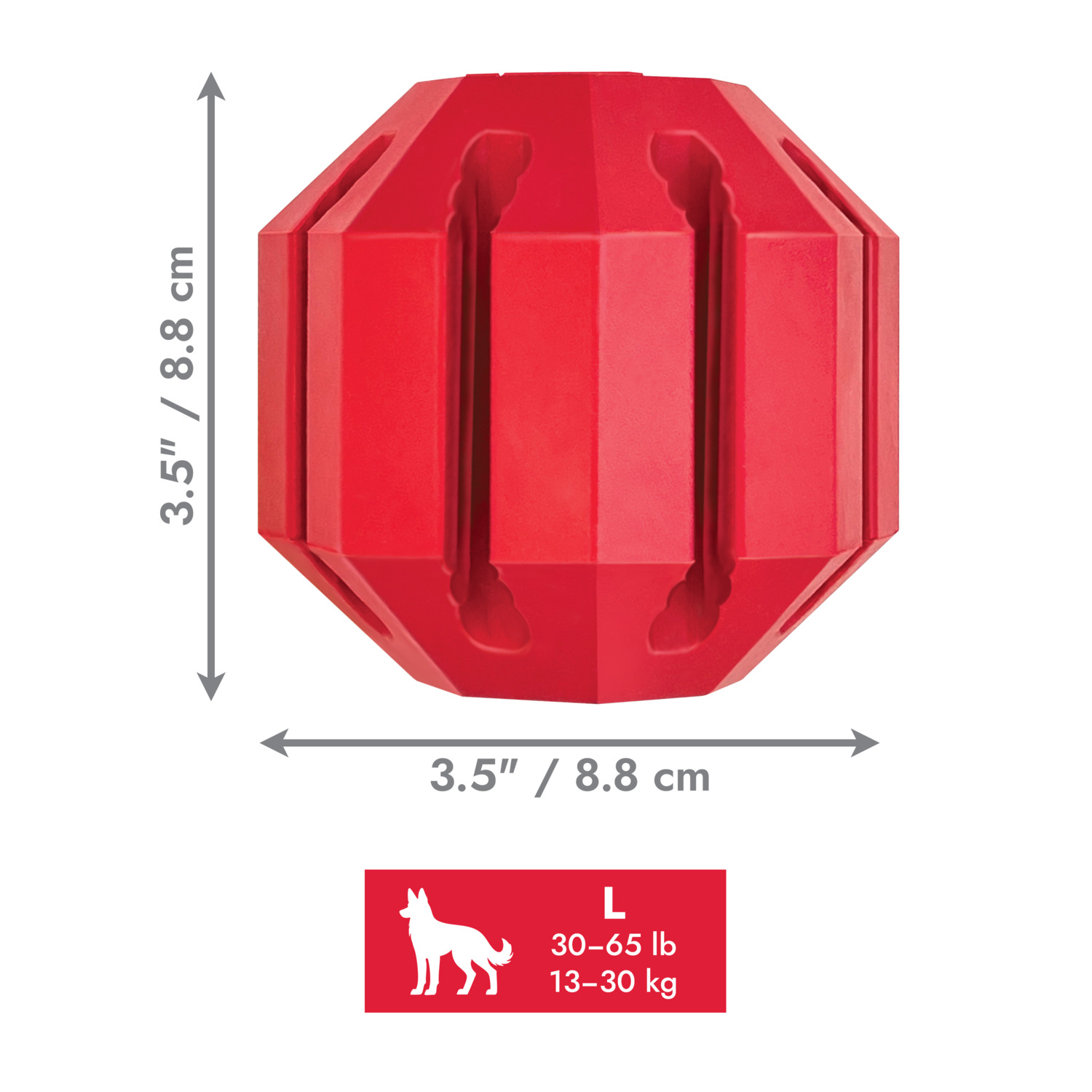 Kong Stuff-A-Ball Interactive Treat Dispensing Dog Chew Toy, Large