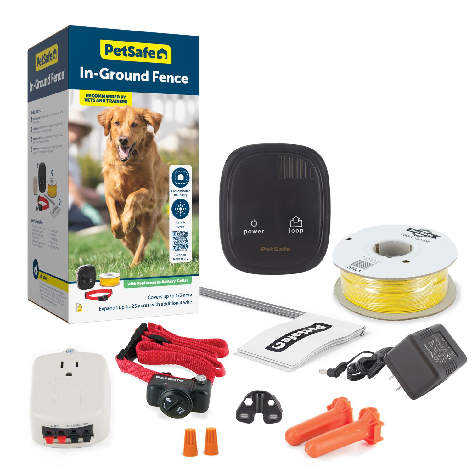 Petsafe In-Ground Fence Pet Containment System For Dogs And Cats Over 8-Lb