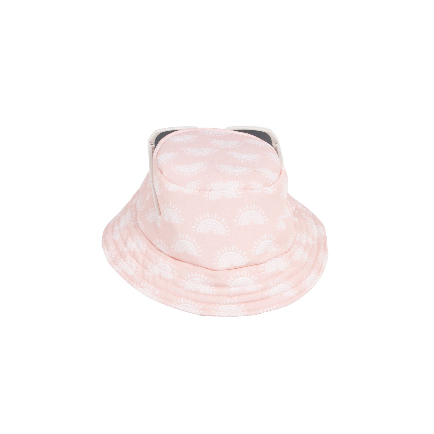 Bailey & Bella Pink Arches Sunglasses Dog Bucket Hat, Medium/Large