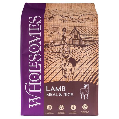 Wholesomes Lamb Meal & Rice Dry Dog Food