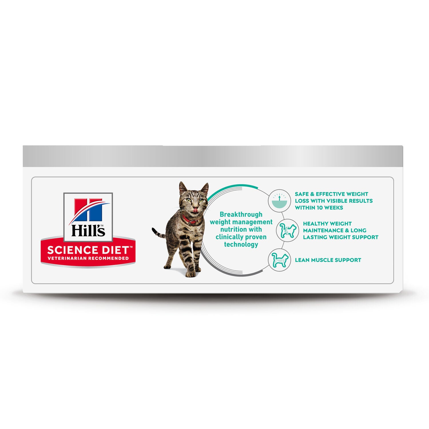 Hill's Science Diet Adult Perfect Weight Wet Cat Food Variety Pack, Vegetable & Chicken And Liver & Chicken, 2.9-Oz. 12-Pack