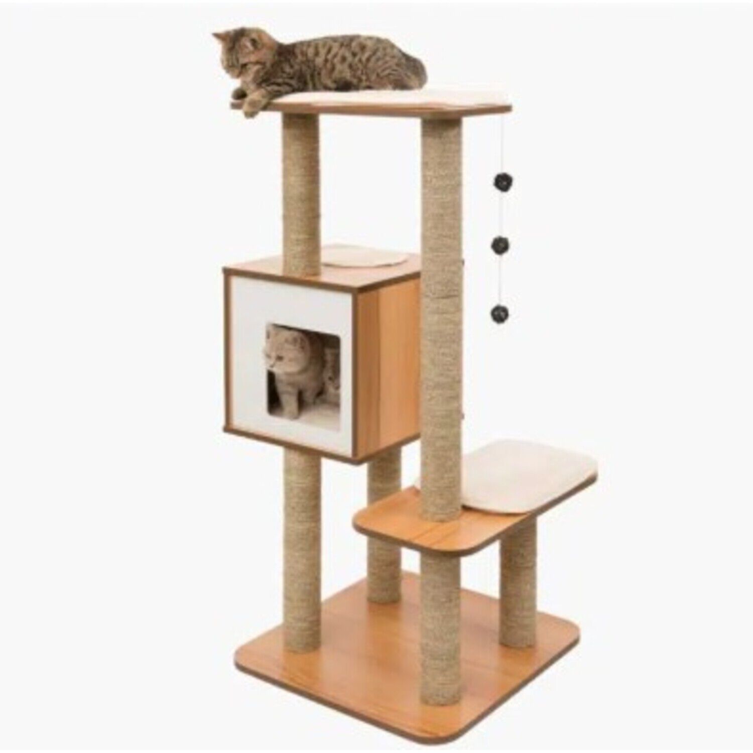 Catit Vesper Walnut Cat Furniture V-High Base