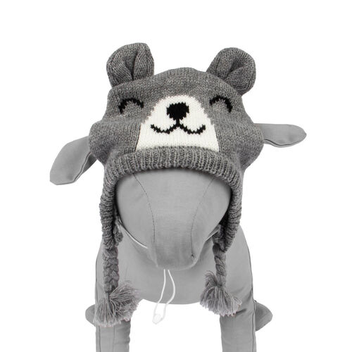 Gray Bear Character Hat