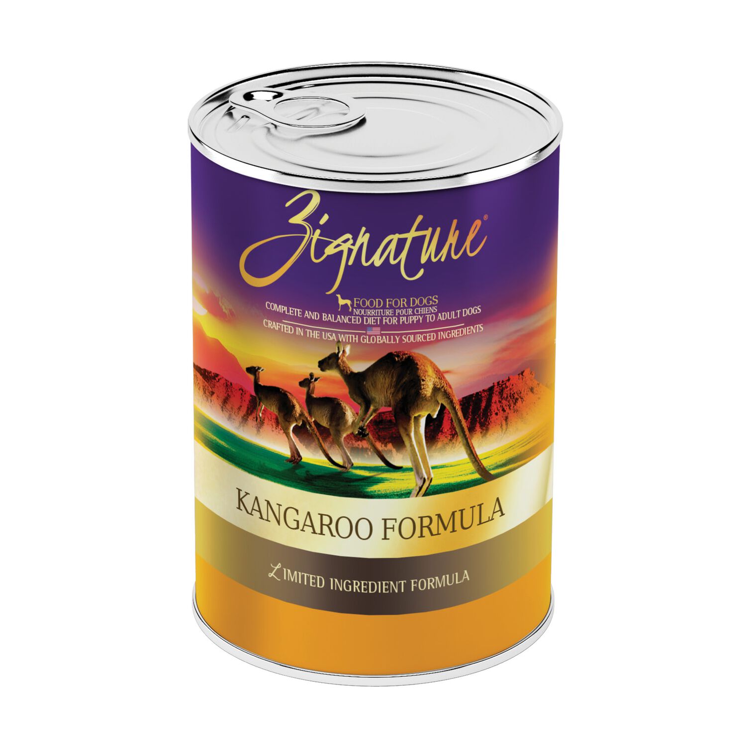 Zignature Kangaroo Formula Limited Ingredient Wet Dog Food