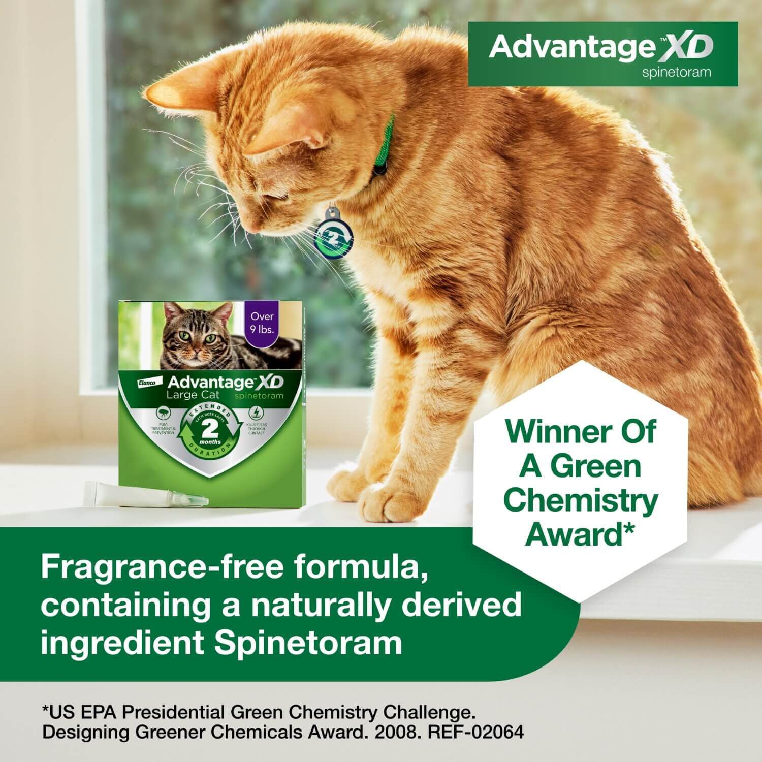 Advantage Xd Topical Flea Treatment & Prevention For Large Cats, 1 Topical Dose, 2 Months Of Protection Per Dose