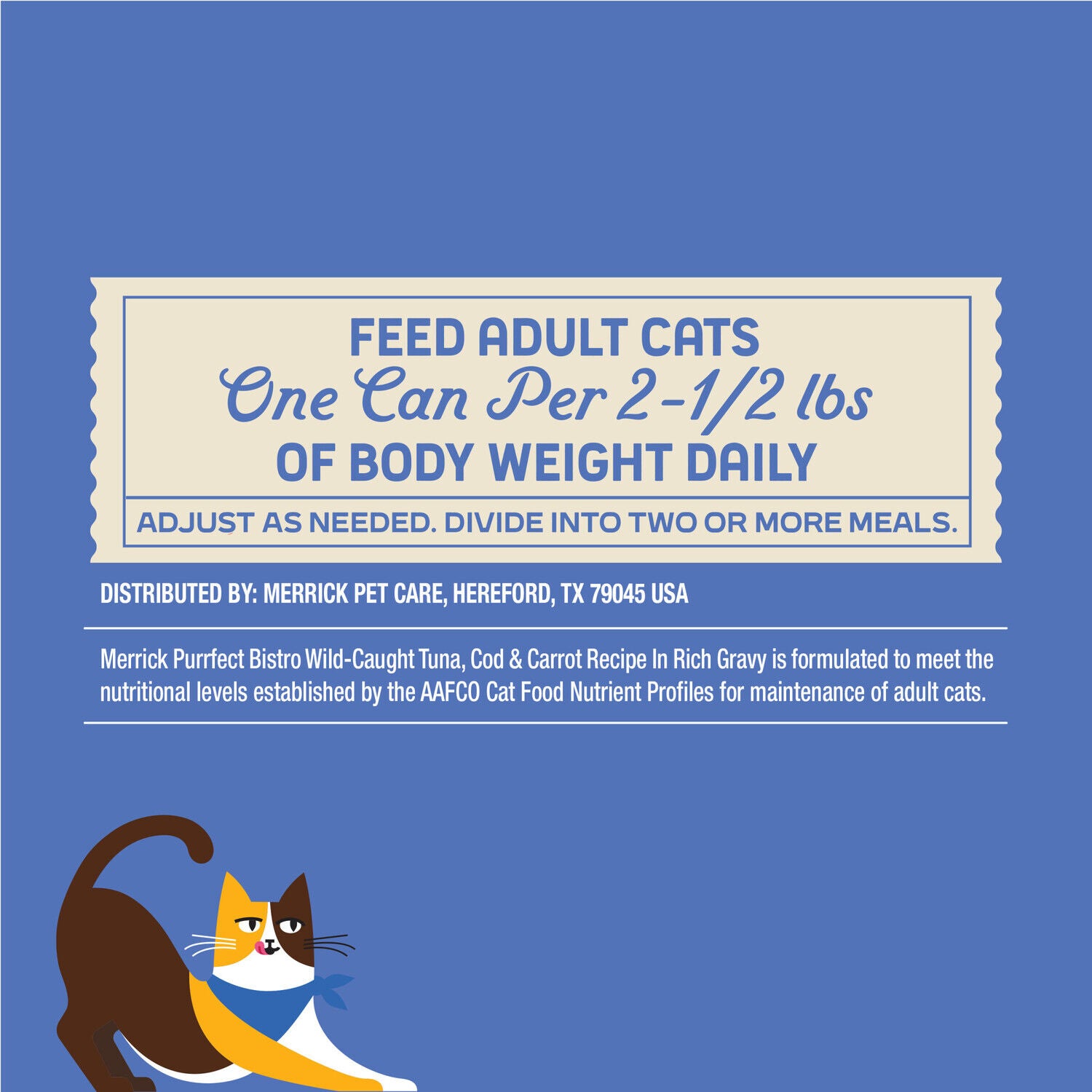 Merrick Purrfect Bistro Wild Caught Tuna, Cod And Carrot Recipe Wet Adult Cat Food In Gravy, 3-Oz. - 24 Pack