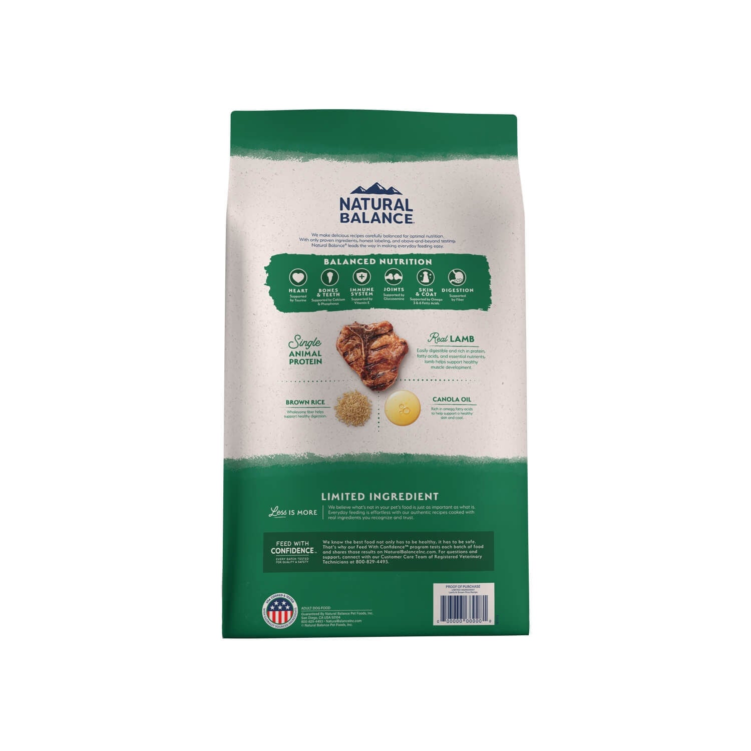 Natural Balance Limited Ingredient Lamb & Brown Rice Dry Dog Food