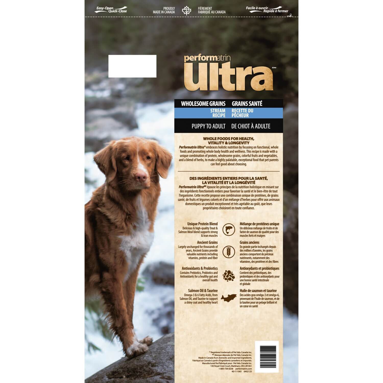 Performatrin Ultra Wholesome Grains Stream Dry Dog Food