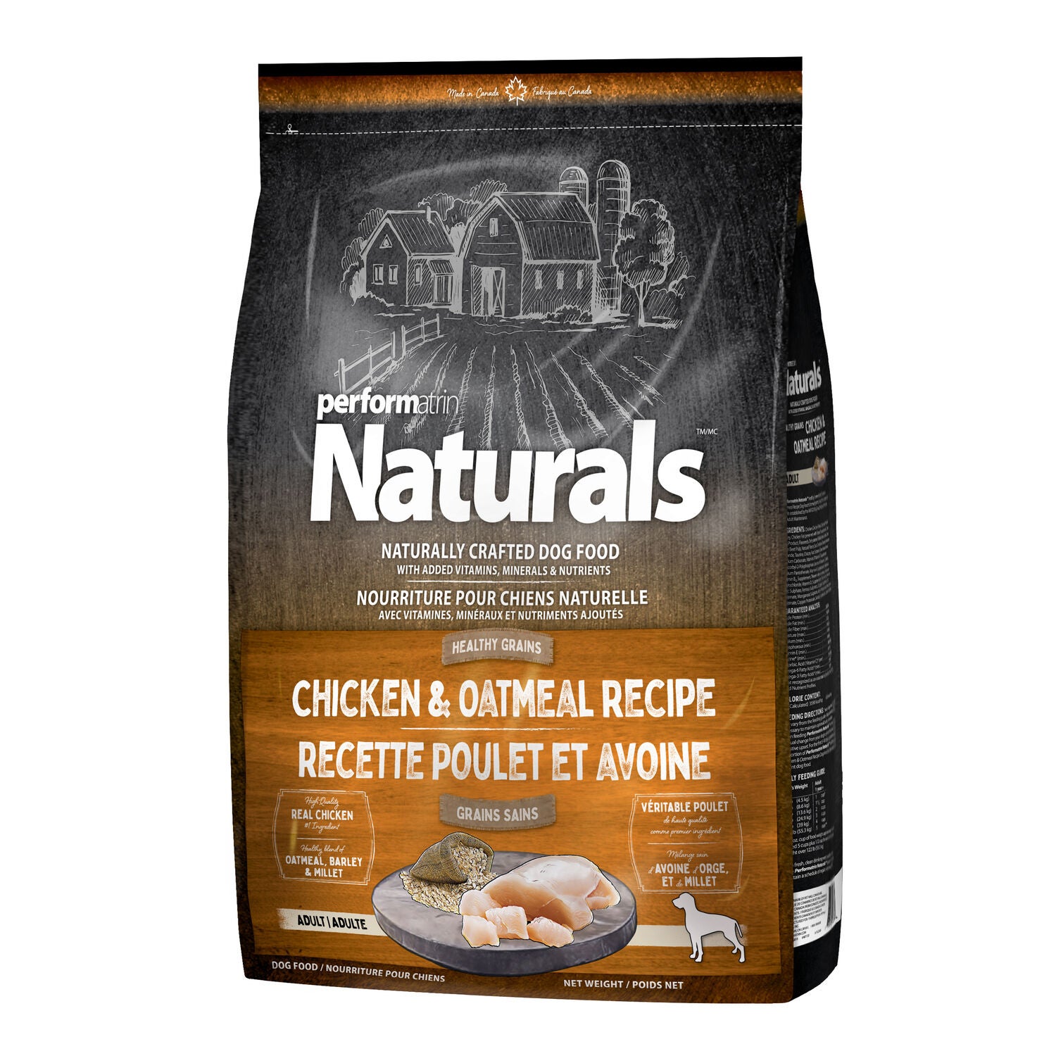 Performatrin Naturals Chicken & Oatmeal Recipe Adult Dry Dog Food, 25Lb