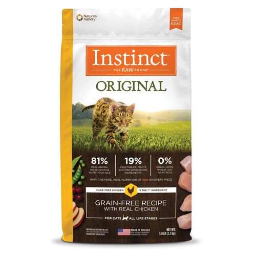 Instinct Original Grain Free Recipe With Real Chicken Dry Cat Food