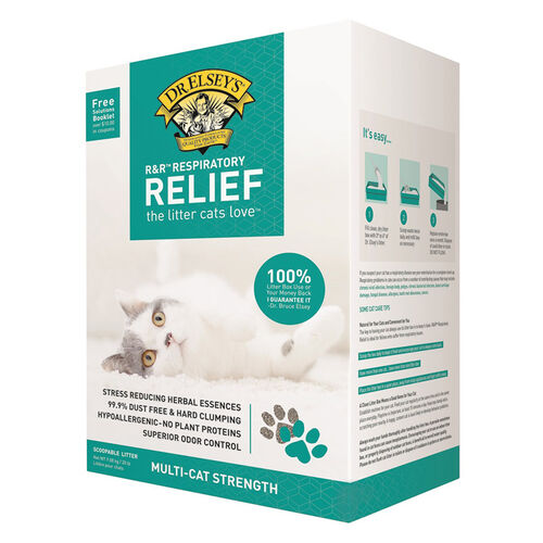 R&R Respiratory Relief Clumping Clay Cat Litter